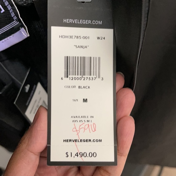 Herve Leger Black Sanja Bandage Skirt Set w/ Tags - Picture 11 of 11